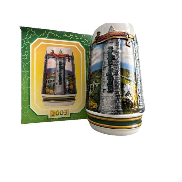 Budweiser 2003 St. Patrick's Day Tradition & Heritage Beer Stein Ireland Irish - Picture 9 of 16